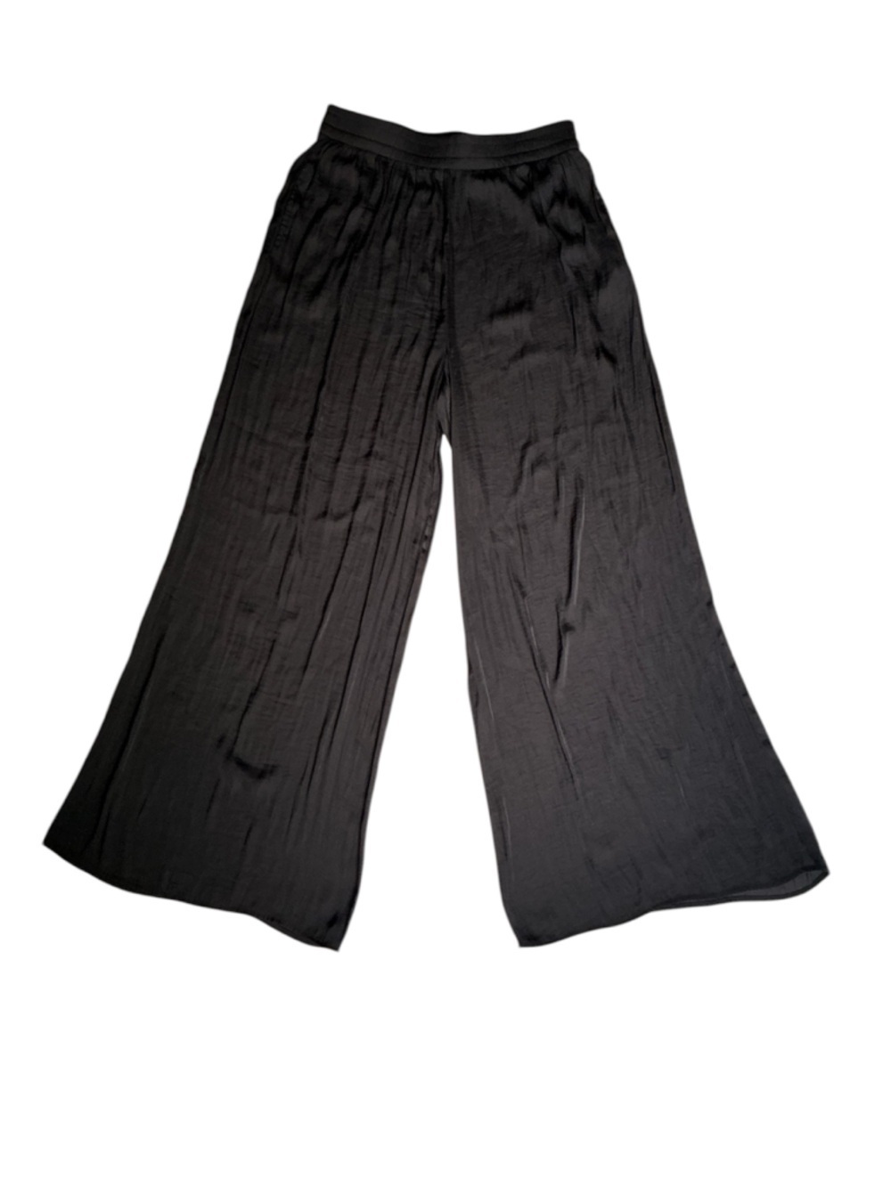Zara Black Wide-Leg Pants - Picture 5 of 16